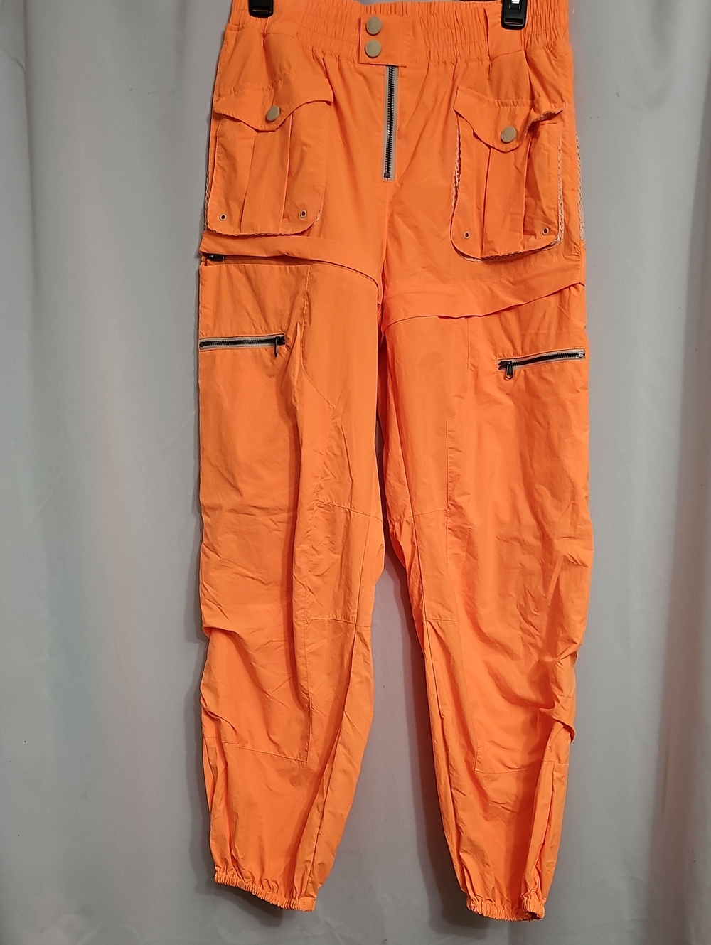 FP Movement Free People Morning Meadow 2 in 1 Hike Pants Bright Orange NWOT